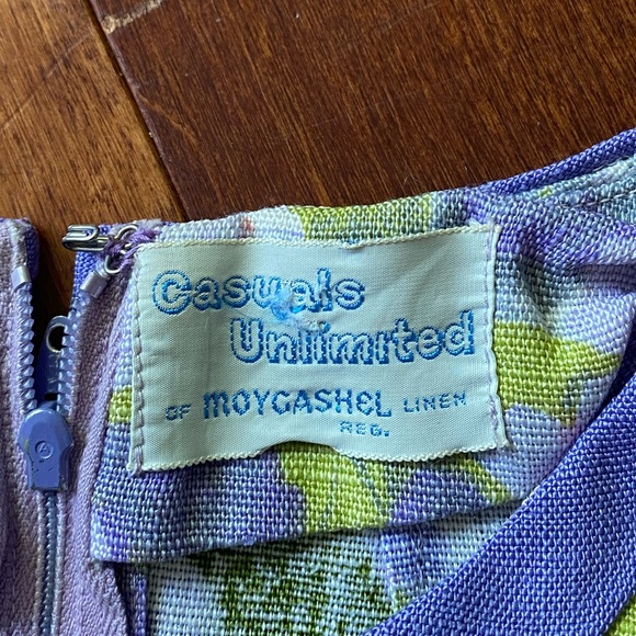 Vintage Linen Dress Sz 20 - Picture 4 of 6